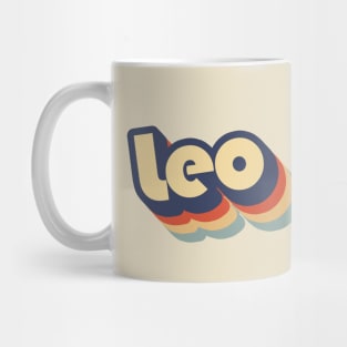 Leo Retro '70s Style Mug